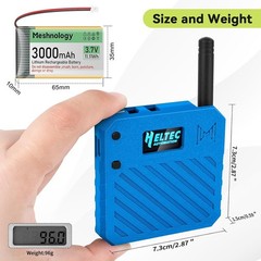 Heltec 915MHz ESP32 LoRa V3 Board OLED + 915MHz Antenna + Battery for Meshtastic