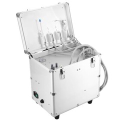 Portable Dental Delivery Unit Treatment Air Compressor Syringe Suction 4 Hole