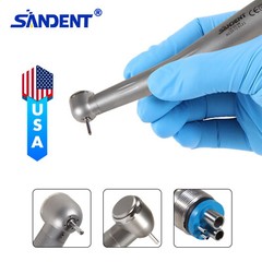 10pcs Dental High Speed Handpiece 4Hole Ceramic Rotor Standard head Single Spray