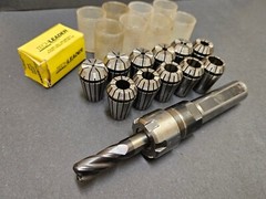 TSD Universal ½” Cap. Collet Chuck 1″ Shank 7.41″ OAL 90528 Machinist Acura Flex