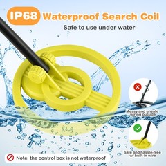 Metal Detector for Kids Waterproof Kids Metal Detector w/ Waterproof Search Coil