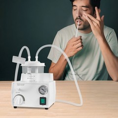 Portable Dental Phlegm Suction Unit Emergency Medical Vacuum Aspirator Machine