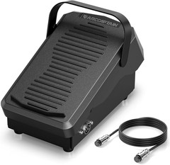 TIG Welding Foot Pedal, 5-Pin Remote Amp Control, Wider Contact Area & Strap Des