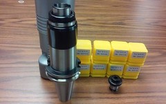 CAT40 tap head,tapping chuck floating w. 8 positive drive TC312 adapters-new