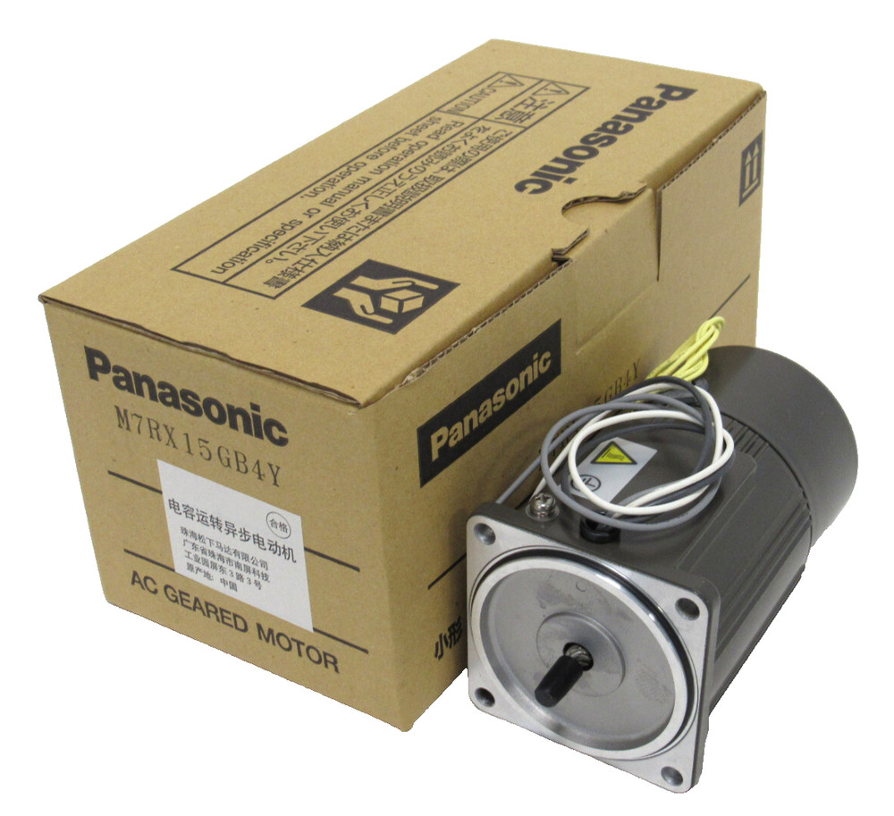 NEW PANASONIC M7RX15GB4Y ELECTROMAGNETIC BRAKE MOTOR