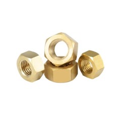 Brass Nuts Hex Full Nut Brass For Bolts & Screws DIN 934 M1.4 M1.6 M2 M2.5 ~ M24