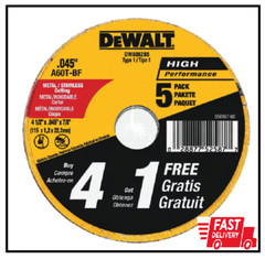 4-1/2 in. x 0.045 in. x 7/8 in. Metal and Stainless Cutting Wheel | 5 Pack