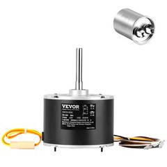 VEVOR Condenser Fan Motor 1/5HP 825RPM 0.95A 208-230V 5KCP39GFS166S3S003