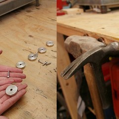 1.26 inch x 0.2 inch Neodymium Disc Countersunk Hole Magnets, Rare Earth Cabi…