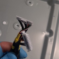 8-Conductor Stranded Copper PVC Cable Black with Connectors E316618