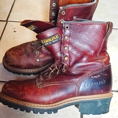 Carolina Built For Work Brown Leather Lace-Up Work Boots