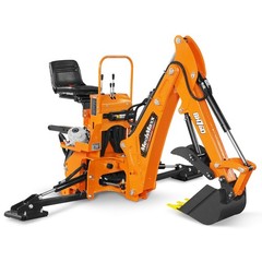 MechMaxx 8′ Tractor Backhoe Attachment With Mechanical Thumb,for 25-100HP,BH760M