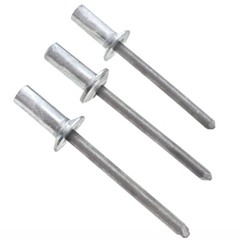3mm 3.2mm 4mm 4.8mm 5mm Sealed Pop Rivets Closed Dome Head Blind Aluminium/Steel