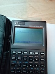 Hewlett Packard HP 48SX Graphing Calculator With Case Tested W Guide