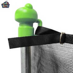 14FT Trampoline Net Replacement – 6 Straight Poles, 71in Height, UV Resistant