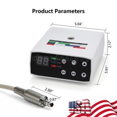 Dental Brushless LED Electric Micro Motor Fit NSK E-Type 1:1/16:1/1:5 Handpiece