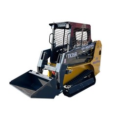 AGT NEW1.5ton Mini Skid Steer Track Loader 32.8HP Gasoline RATO 999 Engine TK35R