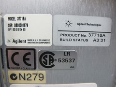 Agilent OmniBer 718 Communications Analyzer 37718A w/OPT 002,012,104,601