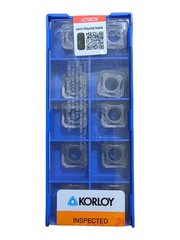 KORLOY SNEX1206ANN-MM PC5300 Precision Ground Milling Inserts 10pcs New Sealed