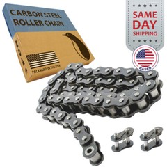 #25 Roller Chain x 10 feet + 2 Connecting Links + Same Day Expedited Shipping