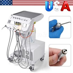 Dental Portable Mobile Delivery Unit System With Suction Air Compressor 4Hole