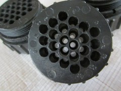 TE CONNECTIVITY 206837-1 CIRCULAR POWER CONNECTOR 24 POSITION LOT OF 3
