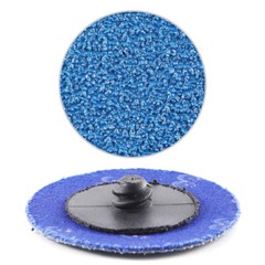 50PCS 2 inch 36 Grit Zirconia Roll Lock Die Grinder Quick Change Sanding Discs