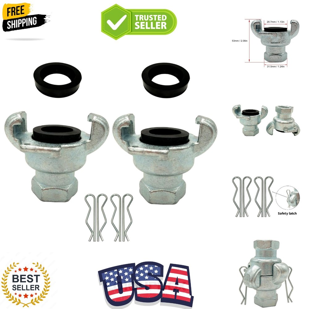 NPT Iron Air Hose Fitting，Universal Coupling，Chicago Fitting NPT Female, 0.5 …