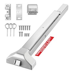 VEVOR Push Bar Panic Exit Device Panic Bar for Exit Doors 31″ Dual Locking Bolt
