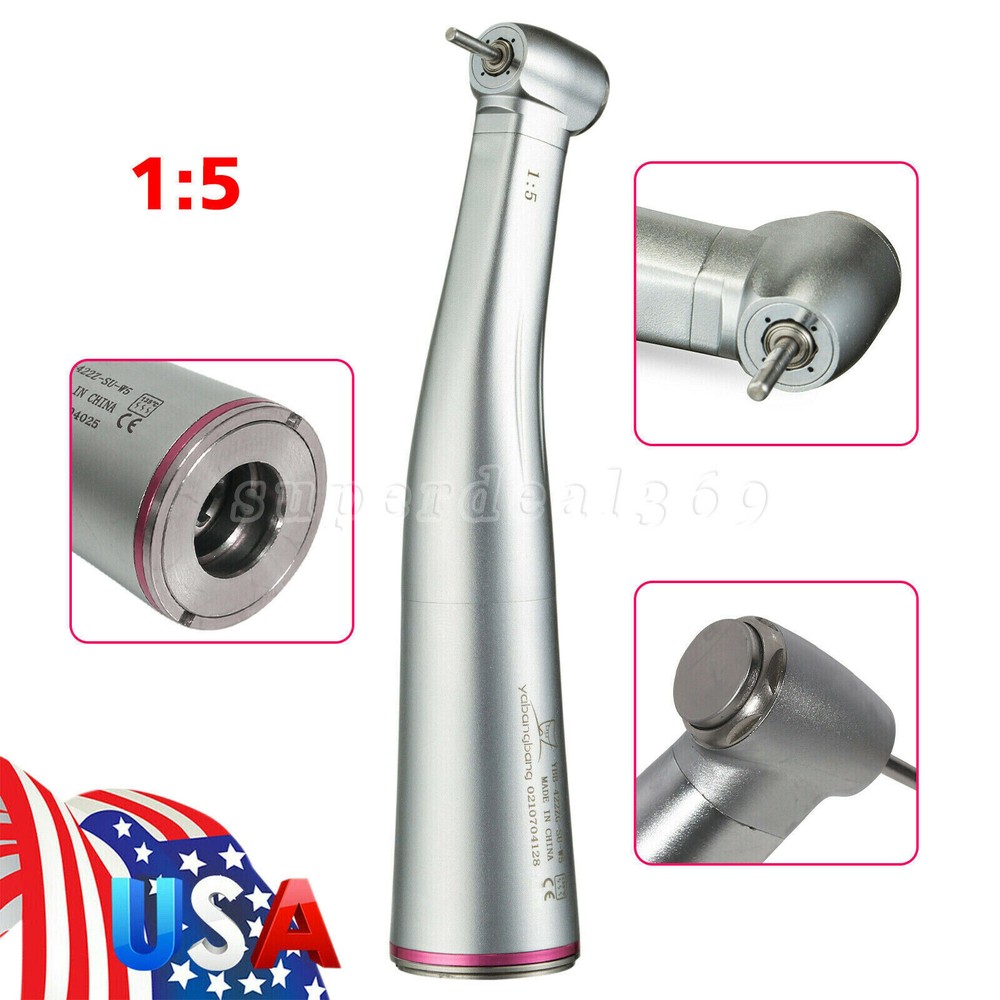 Dental Contra Angle 1:1/1:5 Fiber Optic LED /No-LED Increasing Handpiece Fit NSK