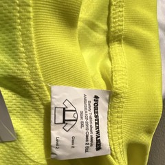 Foresterwear Hi-Vis Reflective Short Sleeve Safety T-Shirt, Yellow/Gray, 5XL