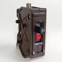 Wadsworth A40N A140 40 Amp 1 Pole 1P Type A Metal Foot Breaker A140N NEW!