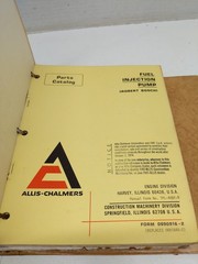 Fiat-Allis Fuel Injection Pumps Service Manual Set in Binder