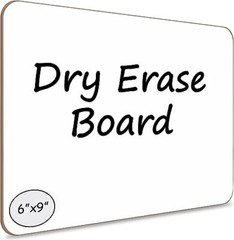 6×9 Inches Small White Board Dry Erase Mini Whiteboard for Students Office