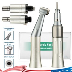 Dental Slow Low Speed Handpiece Contra Angle Straight Air Motor FX YX