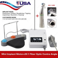 Mini Dental Implant Surgery Motor LED Complete Set OPTIC Motor and Handpiece