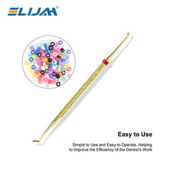 100 Pcs Dental Silicone Code Rings Instrument Autoclavable 135ºC Assorted Color