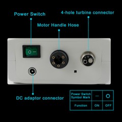Dental Internal Spray Electric Motor W/1:5 1:1 16:1 Contra Angle Handpiece