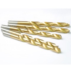 Drillforce 10PCS 3/8″ Titanium Drill Bits Set HSS Metal Woodworking Drill Bit