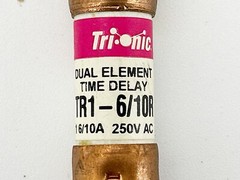 New Lot of 4 Ferraz Shawmut TR1-6/10R Dual Element Time Delay Fuse 1.6A 250VAC
