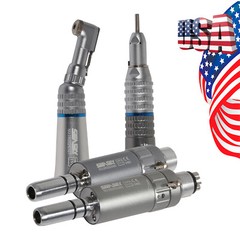 SEASKY Dental Slow Low Speed Handpiece Contra Angle Straight Motor 2/4Hole /Cups