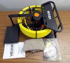 VEVOR Sewer Camera 98ft 4.3-inch Drain Inspection Camera IP68 Waterproof 6 LEDS