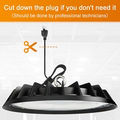8 Pack 300W UFO Led High Bay Light Shop Warehouse Factory Commercial Industrial