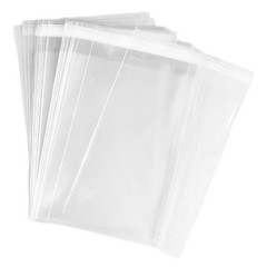 UNIQUEPACKING 100 Pcs 6 1/2 x 9 1/2 Clear Resealable Cello/Cellophane (6.5×9….