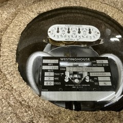 VINTAGE WESTINGHOUSE WATTHOUR METER ~ THREE PHASE ~ 3 WIRE ~ 5 AMP ~ CS-2 TYPE