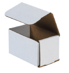 1-350 CHOOSE QUANTITY 5x3x3 Corrugated White Mailers Packing Boxes 5″ x 3″ x 3″