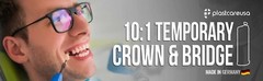 Bleach Temporary Crown & Bridge Material 10:1 Dental Impression 76g, Made in GER