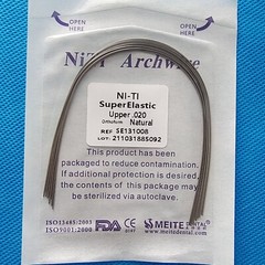 Dental Orthodontic Arch Wire Super Elastic Niti Round Ovoid /Nature Form