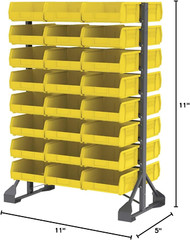 30235 Akrobins Plastic Storage Bins, Space-Saving Stackable Bins for Garage, Pan