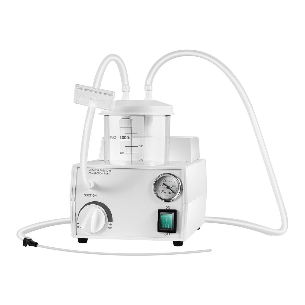 Portable Dental Phlegm Suction Unit Emergency Medical Vacuum Aspirator Machine